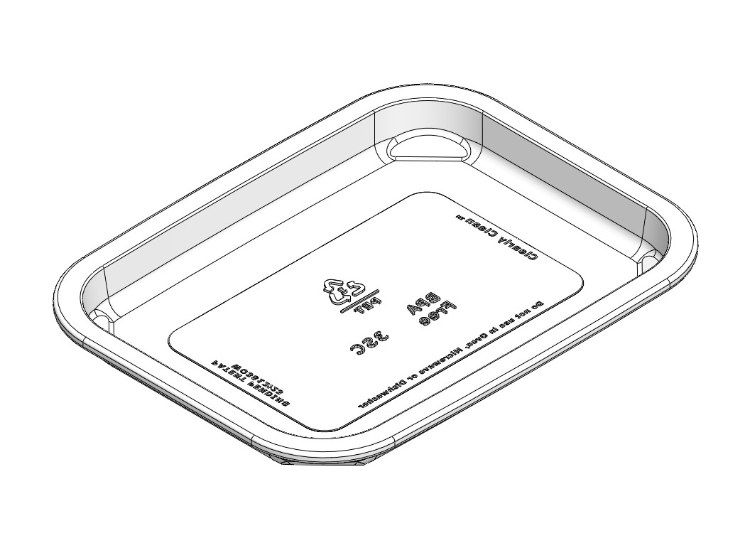 Recyclable and eco-friendly poultry packaging - overwrap tray 3S