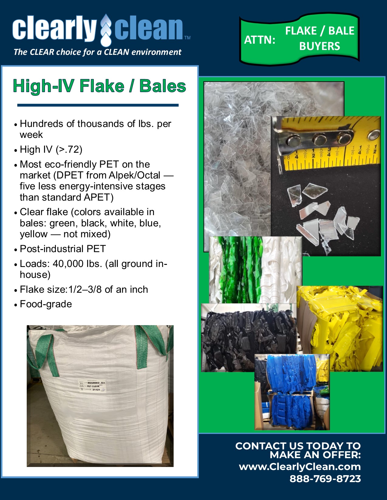 PET Flake and Bales